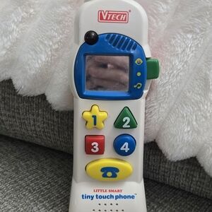 Vintage VTECH Little Smart Tiny Touch Phone Toy Tested And Works